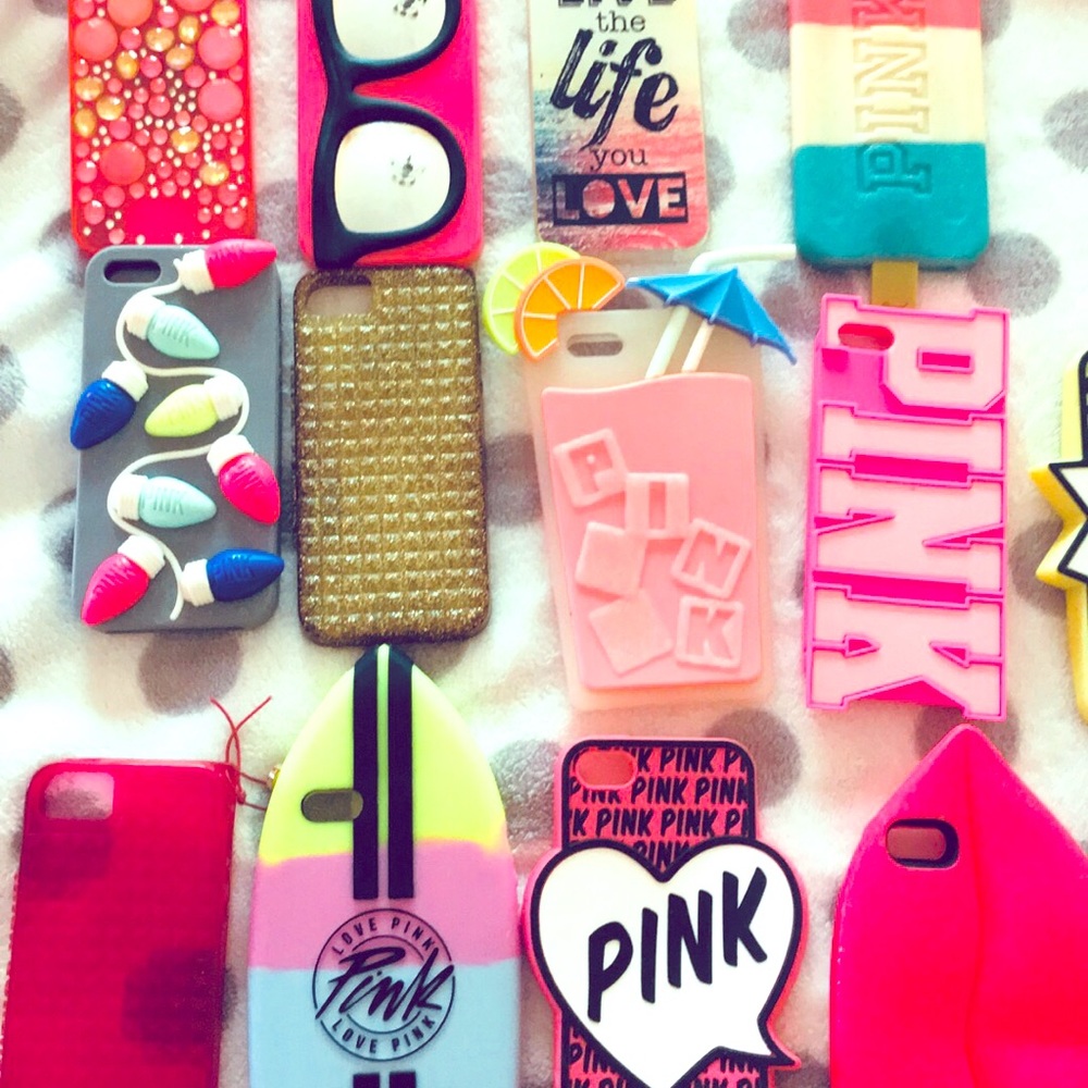 iPhone 5s cases Pink and  juicy couture.